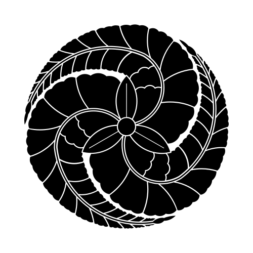 The Kuroda family crest, the Kuroda fuji-tomoe
