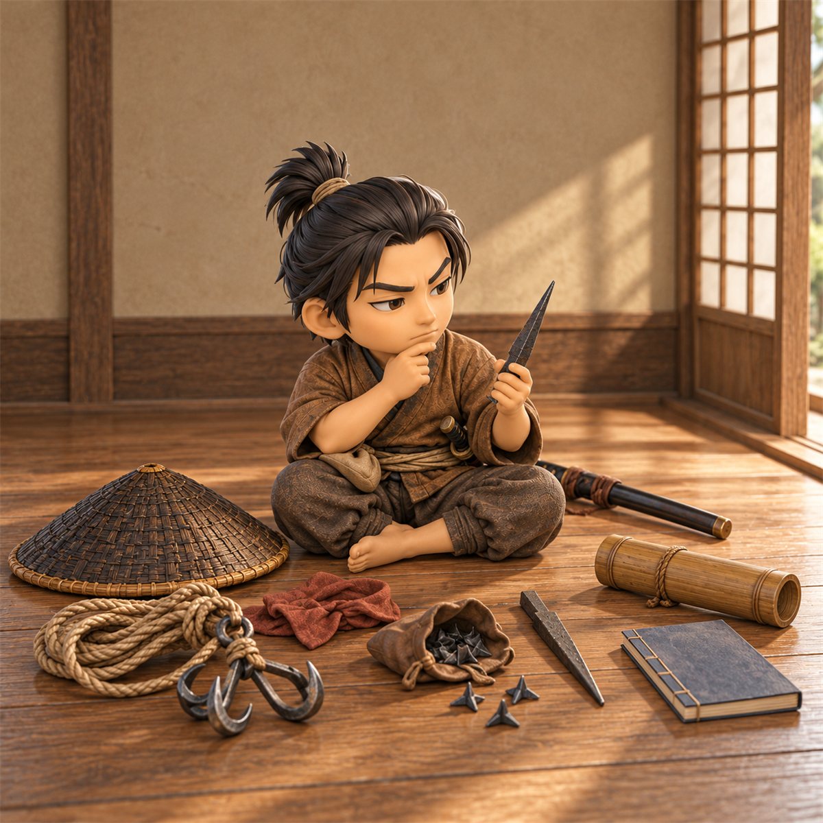 忍者の武器・道具は何があった？まきびし・鎖鎌・苦無・水蜘蛛などを詳しく紹介！